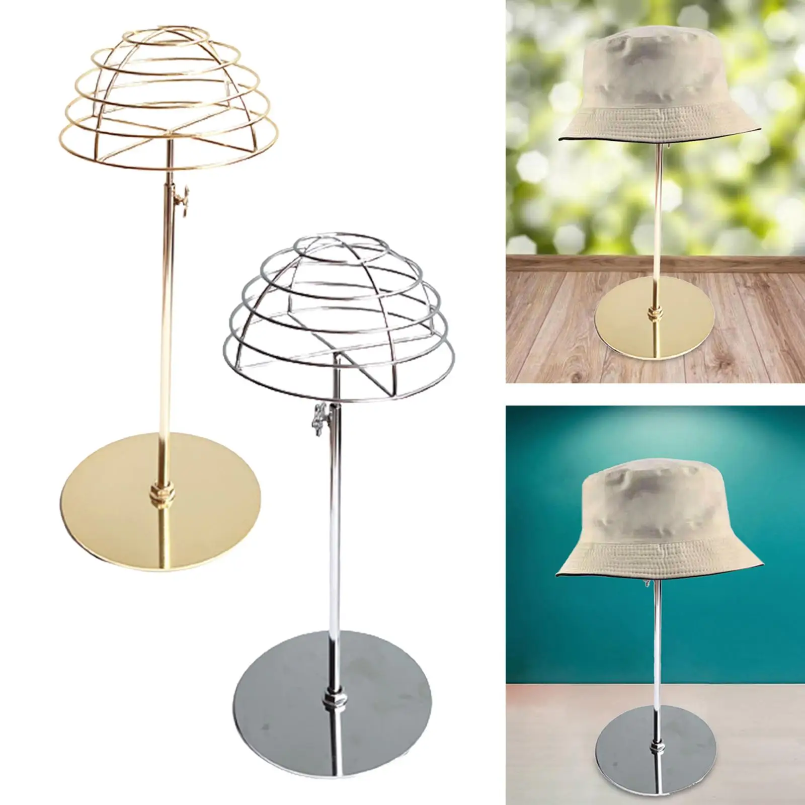 Hat Display Stand Tabletop Hat Holder Caps Portable Storage Rack Hat Bracket for Decoration Styling