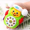 Cute Cartoon Smile Face Toy Phone Car Funny Parent-child Interactive Game Gift for Kids Develop Intelligence Education Random 3