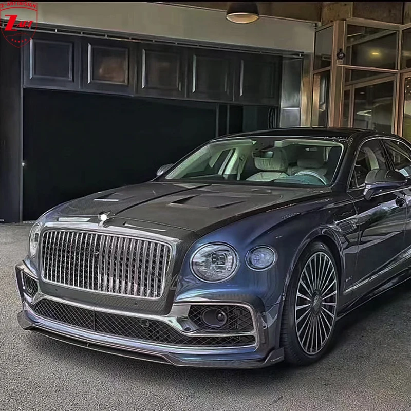 Z-Art Kit Corpo In Fibra Di Carbonio Per Bentley Flying Spur Aerokit In Fibra Di Carbonio Per Bentley Flying Spur 2020 + Kit Spoiler In Fibra Di Carbo