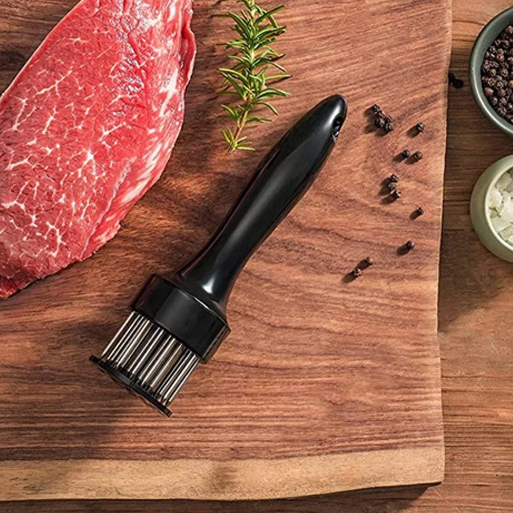 Jacquard Meat Tenderizer Blades Stainless Steel Needle Best for Tenderizing BBQ Kitchen Gadgets Supplies Tools Accessories