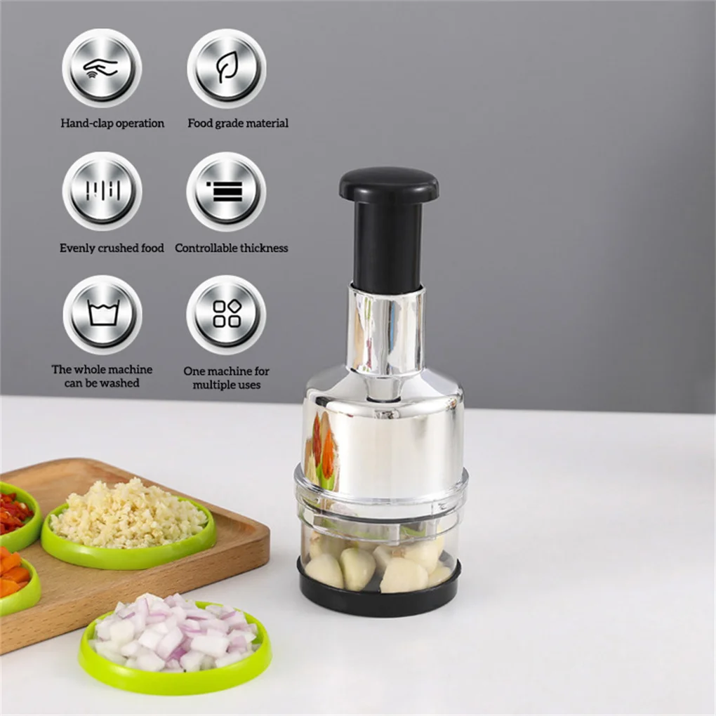 Manueller Gemüsehacker Mit Knoblauchpresse Für Obst Und Gemüse_voghion.com