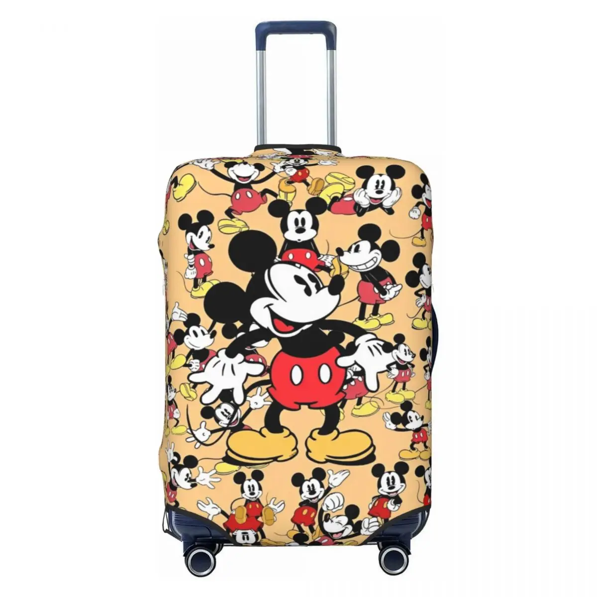Mickey Mouse Graffiti Suitcase Cover Funny Animal Print Flight Fun Luggage Case Cruise Trip Protector Cartoon 2