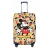 Mickey Mouse Graffiti Suitcase Cover Funny Animal Print Flight Fun Luggage Case Cruise Trip Protector Cartoon 2