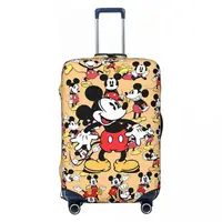 Mickey Mouse Graffiti Suitcase Cover Funny Animal Print Flight Fun Luggage Case Cruise Trip Protector Cartoon 2