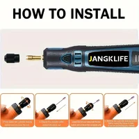 USB Cordless Rotary Tool Kit Woodworking Engraving Pen DIY For Jewelry Metal Glass Mini Wireless Drill 2