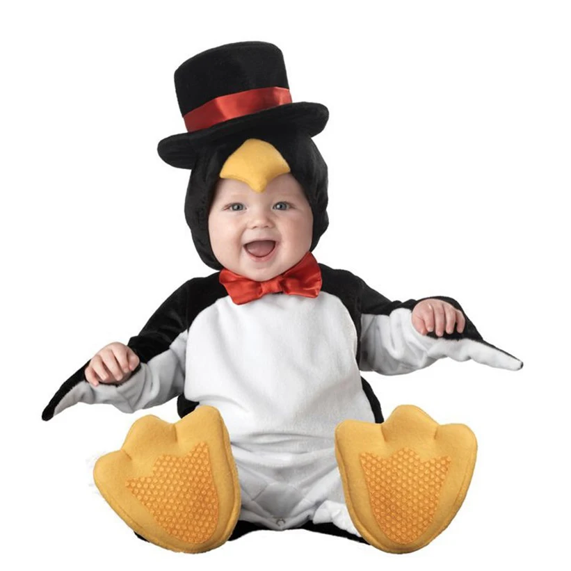 

Penguin Costume Baby Boy Girl Halloween Animal Cosplay Clothes Anime Suit Funny Onesie Kigurumis Festival Chiristmas Outfit