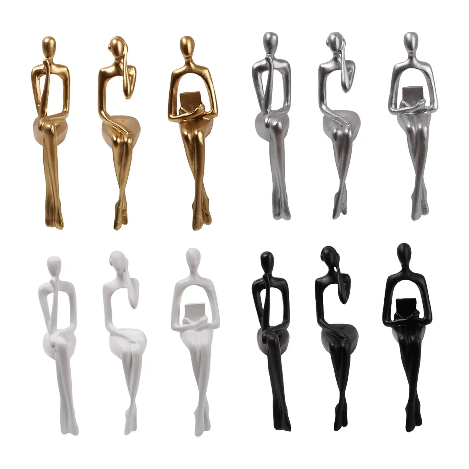 

3-х студийная фигурка, статуя, скульптура, орнамент для кабинета, декор для гостиной