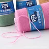 Mink Wool Yarn for Knitting, Fine Quality, Long Plush Cashmere Thread for Sweater Scarf, 100 + 40g per Set 4