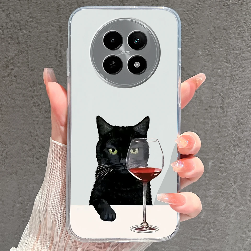 Enhanced Product Title:  
Little Fish Moon Non-Slip Camera Protection Clear Case