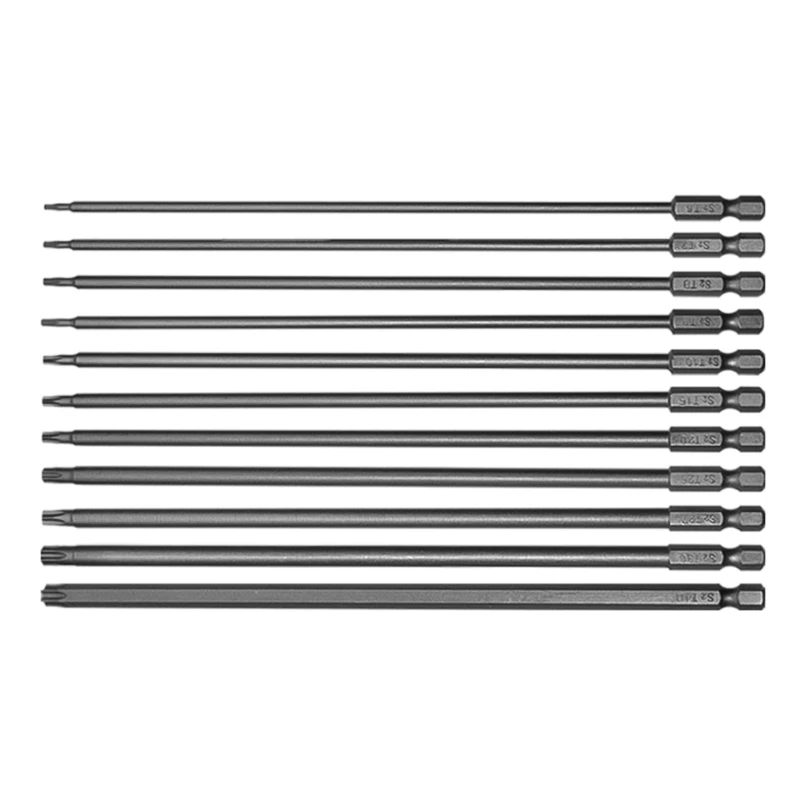 

11 шт. отвертка Torx с защитой от несанкционированного доступа, набор сверл для электрической дрели