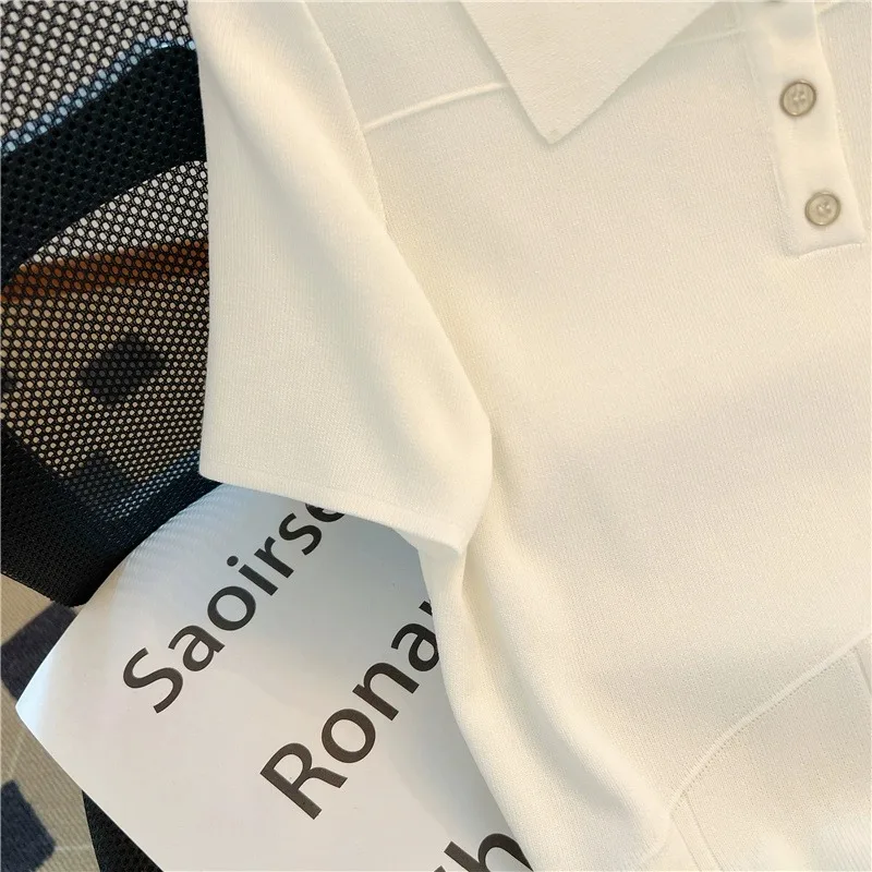 New golf wear ladies summer short sleeves women summer short sleeves slim and breathable