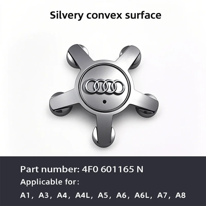 Luxury Car Wheel Hub Cover Set - Sleek Rim Center Cap Decoration Accessories (4 Pieces)
