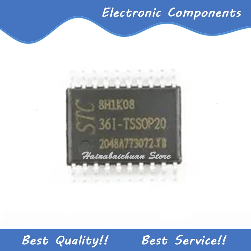 

10 Pcs/Lot STC8H1K08-36I-TSSOP20 New and Original In Stock