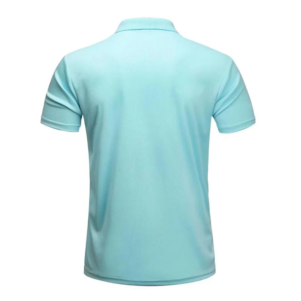 Blank Dry Fit Golf Shirts Men Breathable Polyester Quick Dry Polo T Shirt Unisex Sport Collar T-shirt Playeras Polos Pour Hommes