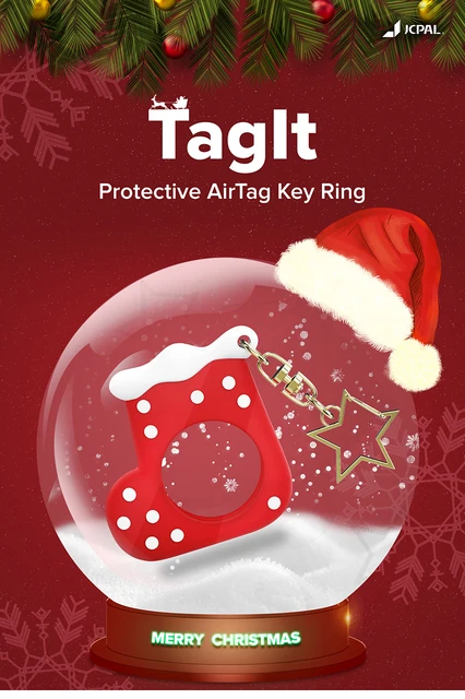 TagIt Protective AirTag Key Ring