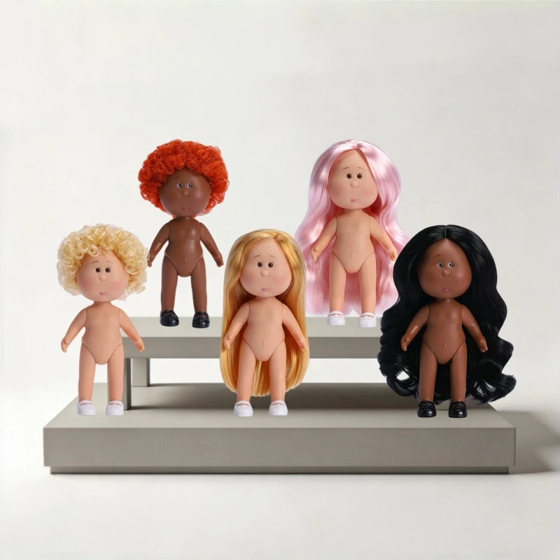 감자 인형 14cm 움직일 수 있는 관절 DIY 플라스틱 인형 어린이 장난감 동반자 생일 선물 소녀 방 장식 장식품
