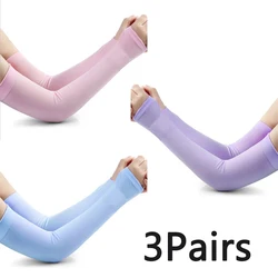 Summer UV Protection Ice Silk Arm Sleeves - Anti - Slip Sun Gloves - One Size (Style16)