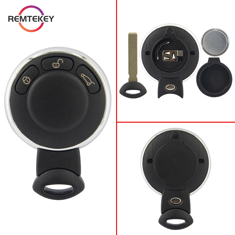 Remtekey smart key 3 button for Mini Cooper remote key keyless entry 315mhz IYZKEYR5602 2007 2008 2009 2010 2011