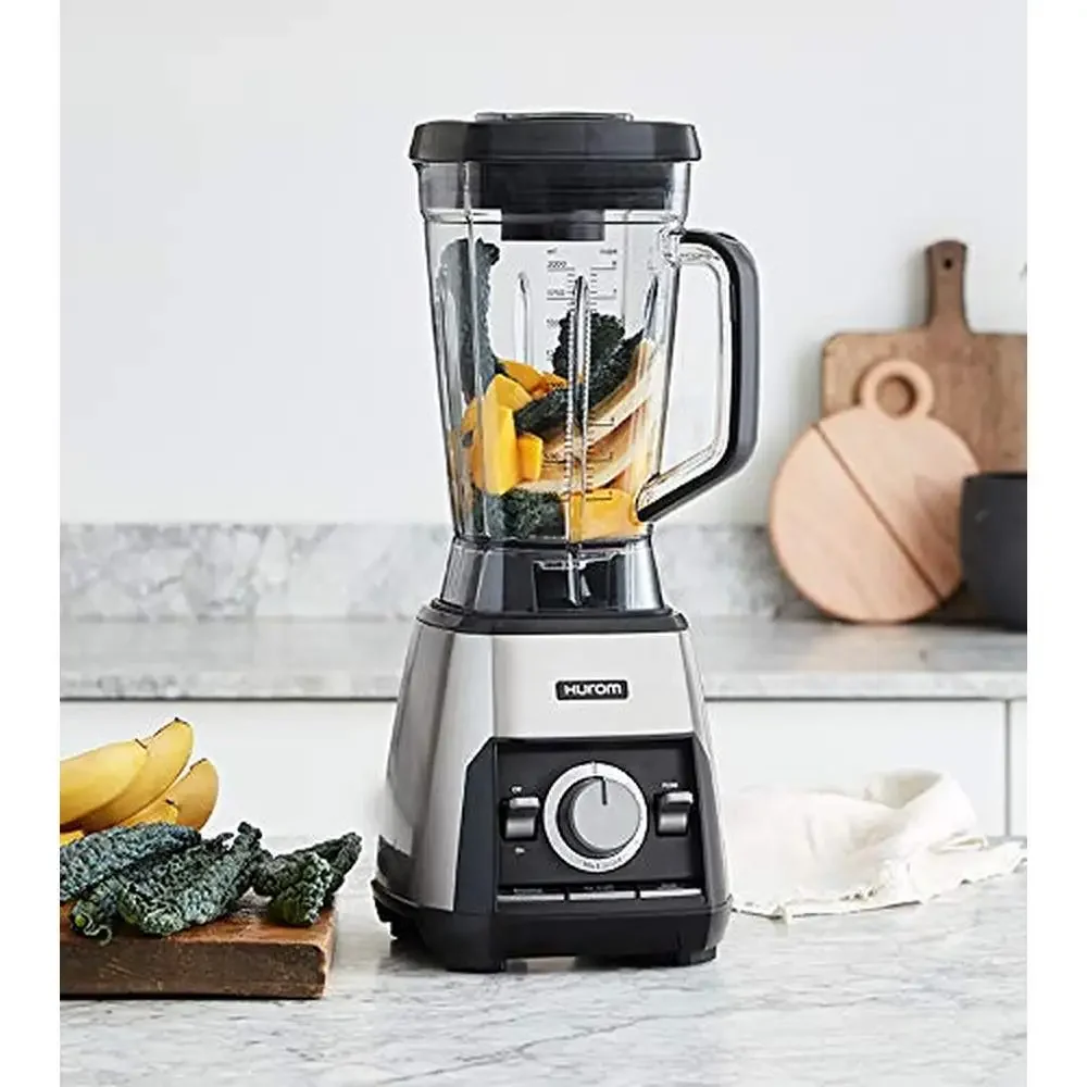 High-Speed Hexa Power Blender 1600W Motor BPA-Free Tritan 2L Container Stainless Steel Lightweight Safety System Quiet Operation