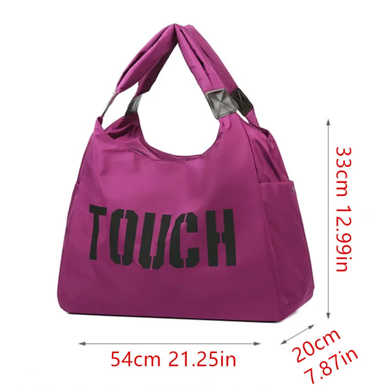 Borsa a tracolla da donna alla moda Oxford Borsa a tracolla da viaggio di grande capacità, borse da yoga per il tempo libero da suburbana con foderate - immagine 5