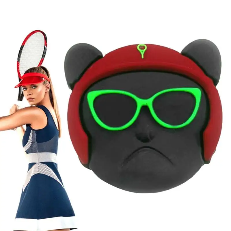 

Protective Tennis Racket Vibration Dampeners Silicone Anti-Vibration Tennis Shockproof Absorber Cartoon Shock Pad Accessories