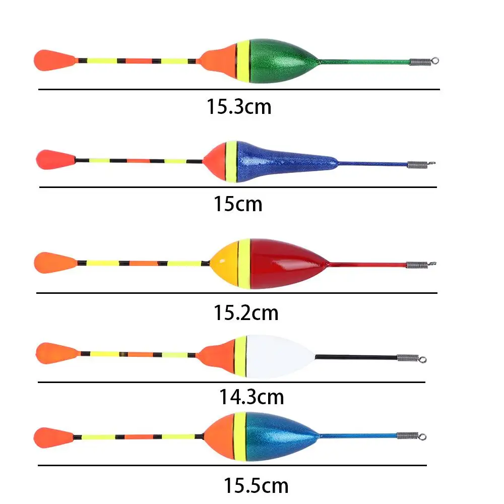 Description Picture 3 of itemfor Fishing Accessories 10Pcs/Lot Bobber Fluctuate Mix Size Color Fishing Float Fishing Light Stick Float Set Buoy