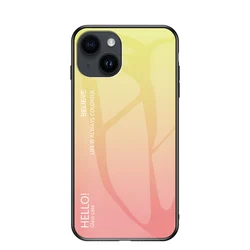Vibrant Gradient Tempered Glass Phone Case with Colorful Back Design - iPhone XS Max (01)