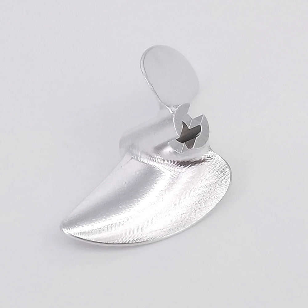 RC 보트 프로펠러 4mm 38mm-45mm CNC 2 블레이드 알루미늄 CW CCW 표면 프로펠러 RC 레이싱 보트 브러시리스 속도 Vee CAT