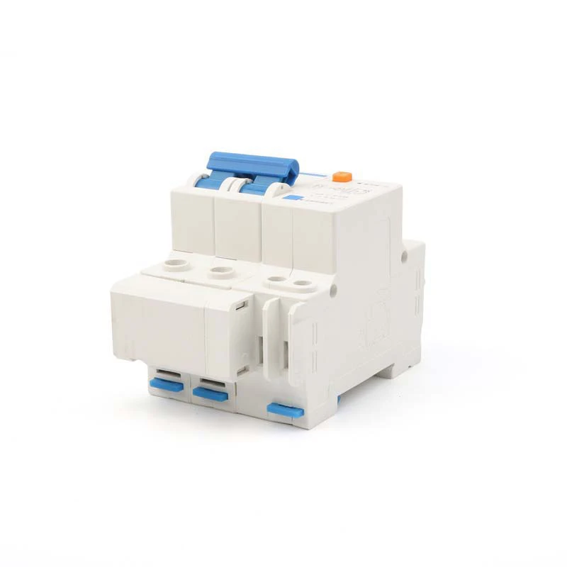 DZ47LE-63 1P+N 2P 3P 3P+N 4P RCBO 63A Din rail Residual Current Protection switch Mini earth leakage circuit breaker Household