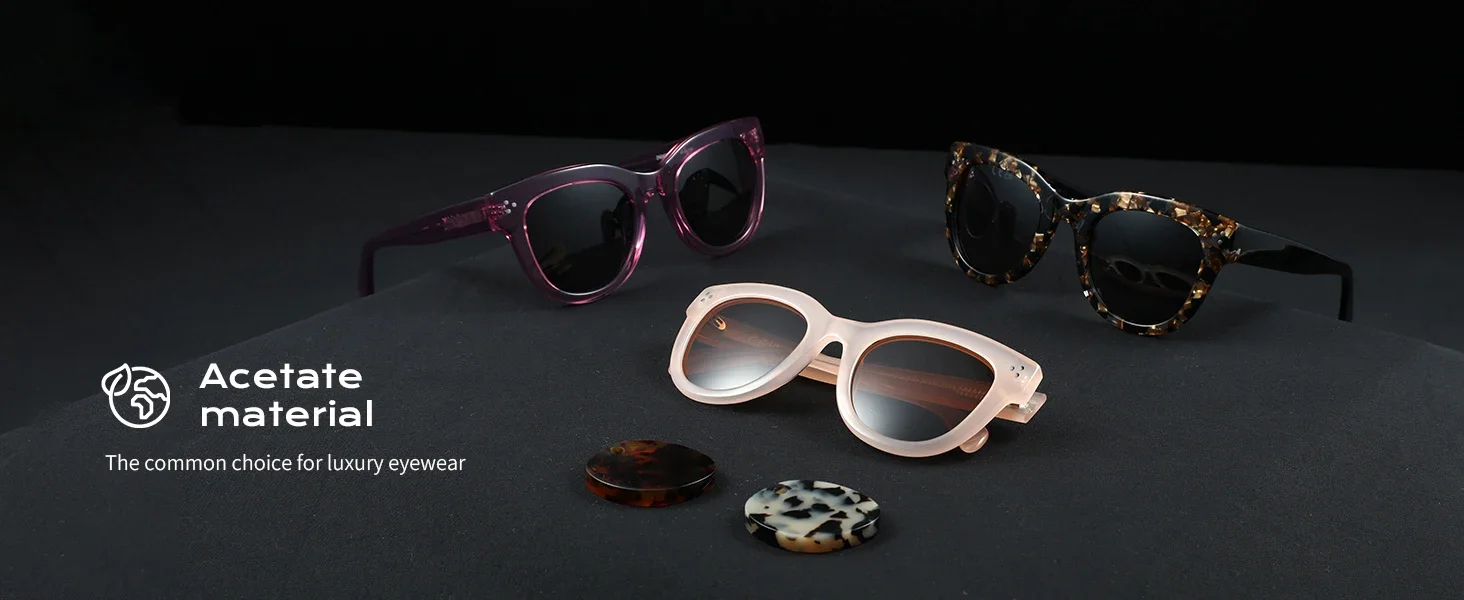 BLUEMOKY Polarisierte, trendige Sonnenbrille für Damen, runder Rahmen, Retro, klassisch, UV400-Schutz, Outdoor-Sport – Detail 1