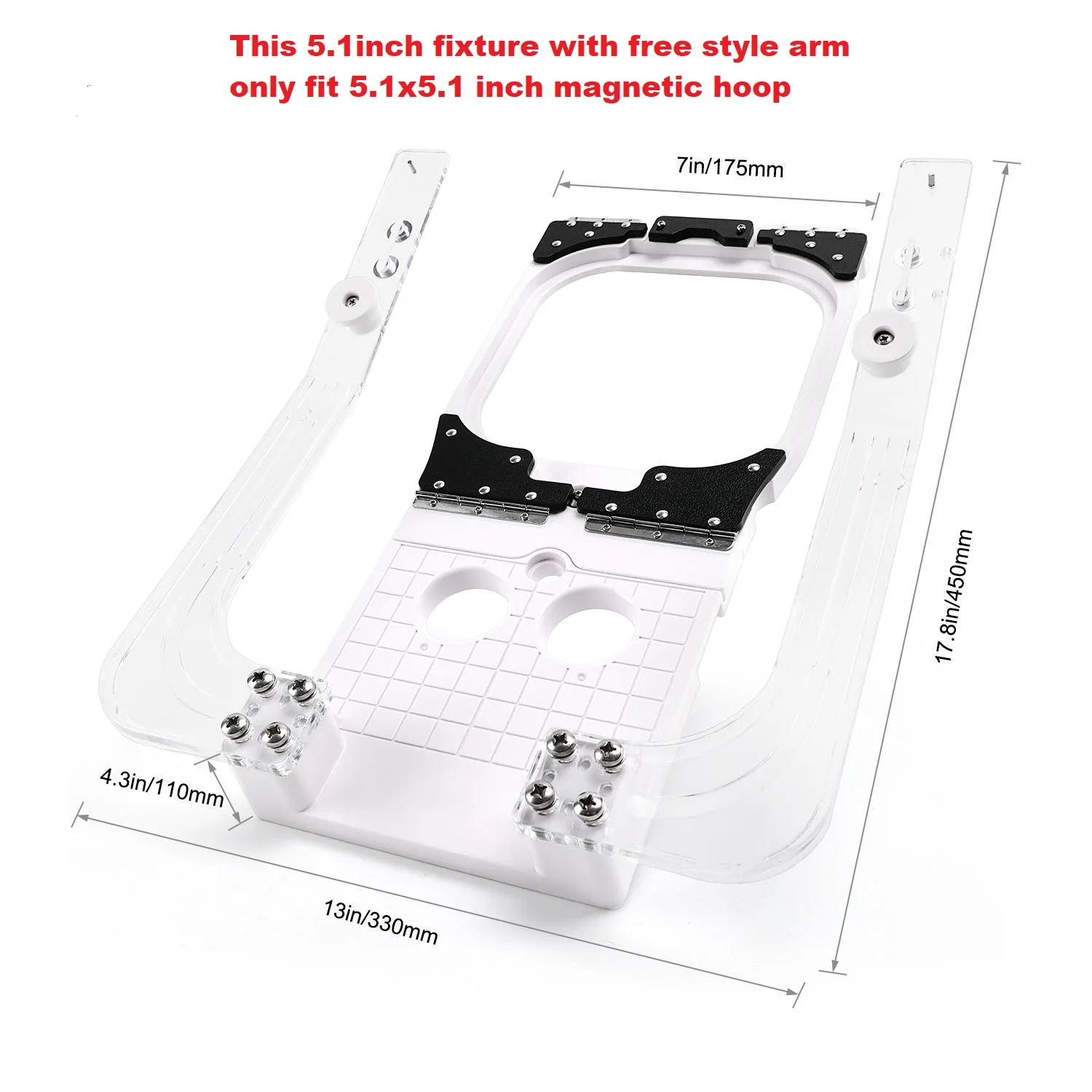 5.1inch fixture