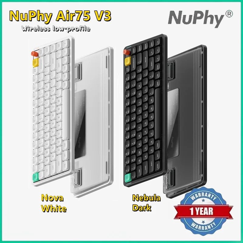 NuPhy Air75 V3 ホットスワップ対応 ワイヤレス メカニカルキーボード
