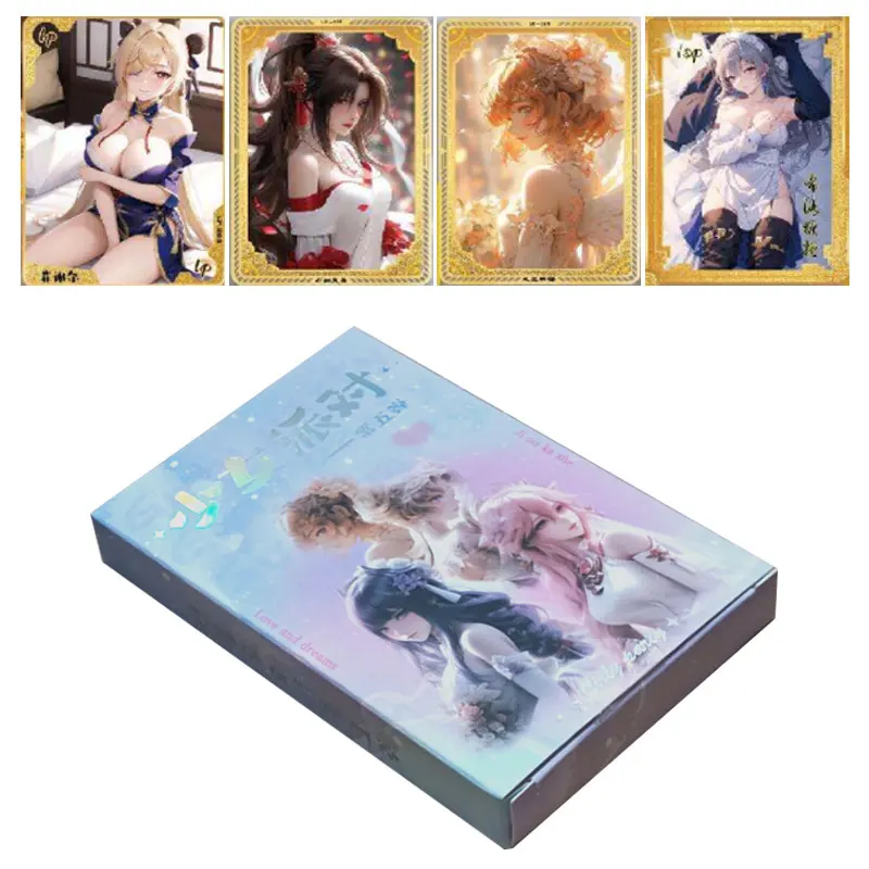 

2023 Newest Girl Party 5 Collection Card Goddess Story Beautiful Waifu Booster Box ACG CCG TCG Doujin Toys And Hobbies Gift