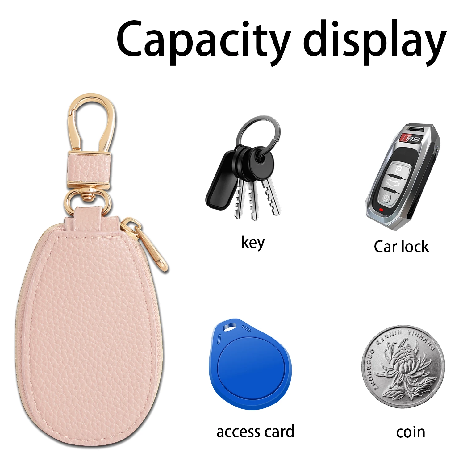 Compact Fashion Key Pouch - Stylish and Creative Hanging Ornament
