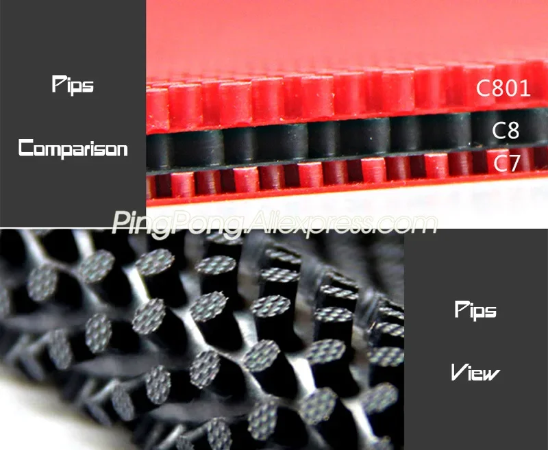 DHS C-8 (C8, C 8) Lungo Pip-fuori Tennis Da Tavolo... - Grandado - Foto 9