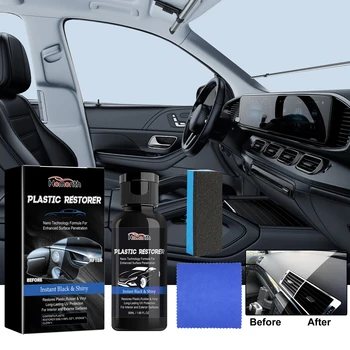 Homonth Nano Plastic Restorer Car Interior Seat Instrument Panel Instant Decontamination Polish Maintenance Cleaning Agent 1