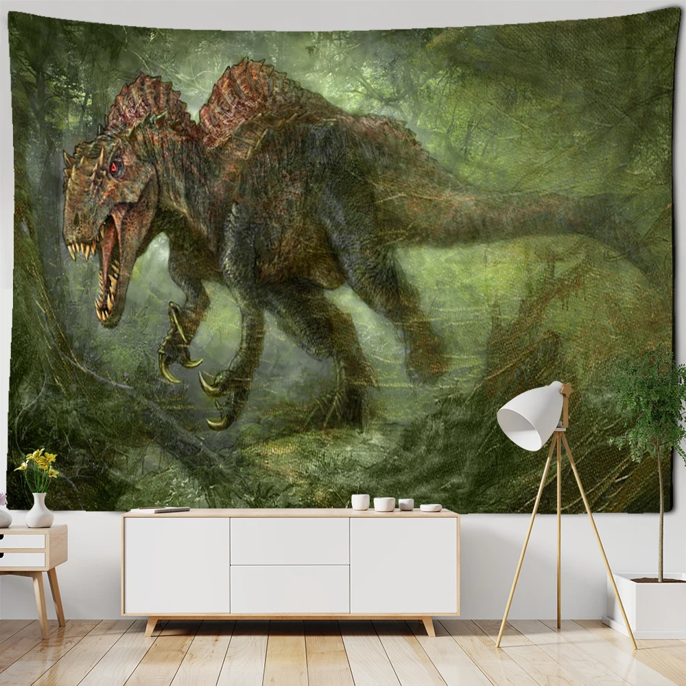 Retro Cute Skeleton Tapestry Ancient Animal Psychedelic Witchcraft Wall Hanging Bohemian Room Dorm Decor tapestry decorations