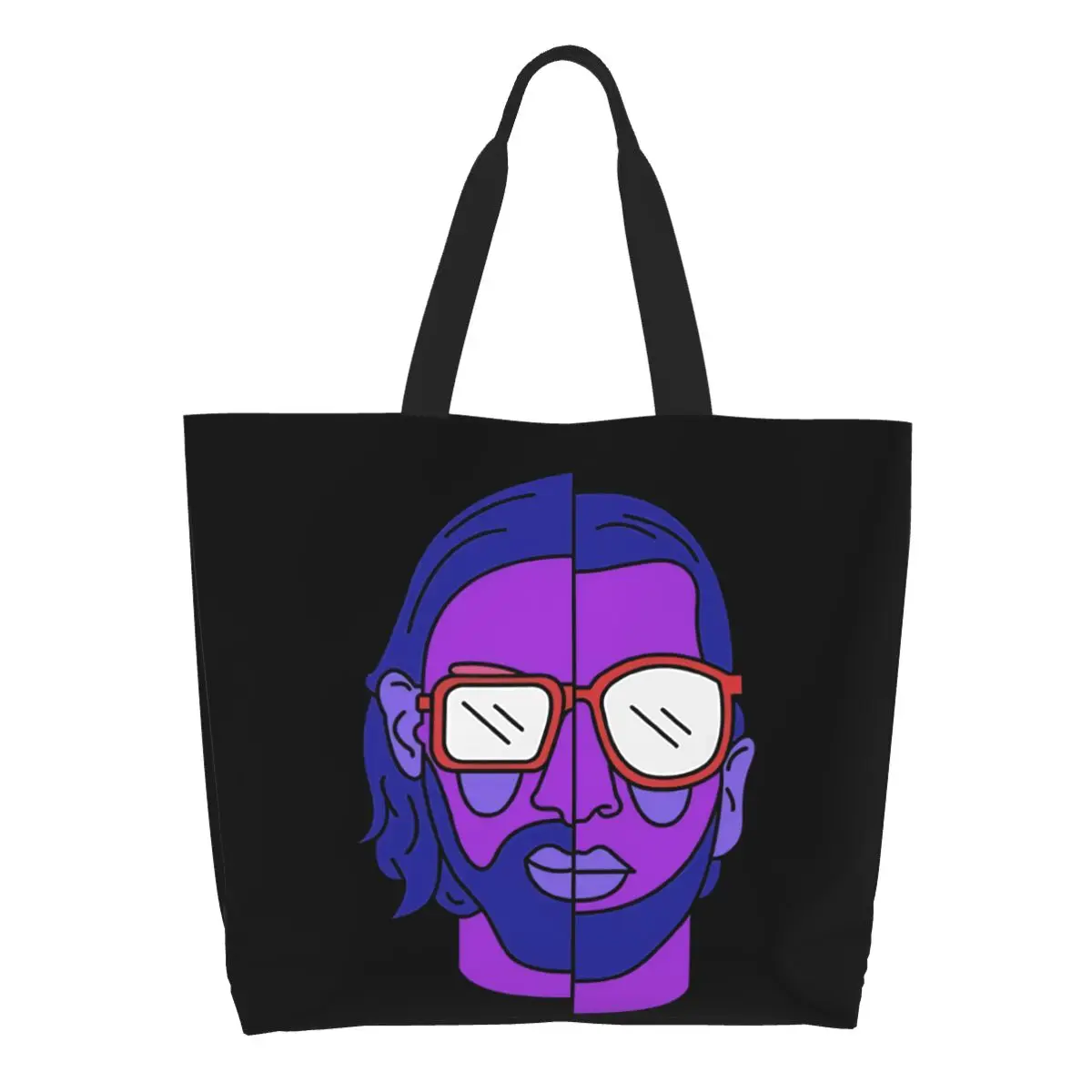 

Funny Print PNL Le Monde Chico Shopping Tote Bags Portable Canvas Shopper Shoulder French Rapper Mushic Handbag