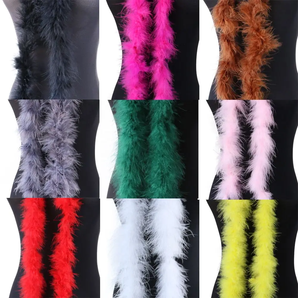2M Feathers Boa For Christmas Tree Wedding Dress craft feathers artificial feather decorations natural feathers turkey feathers