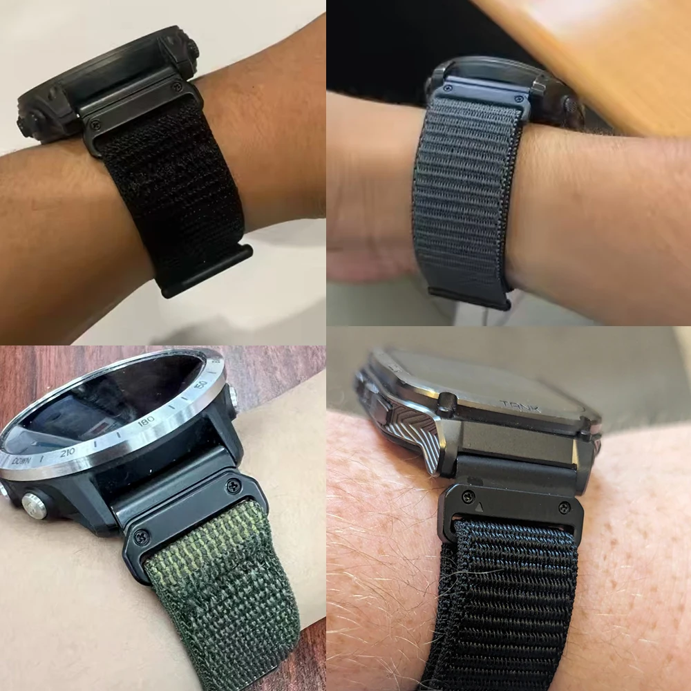 22mm 26mm Nylon QuickFit Armband für Garmin Enduro 3 Quatix 8 Fenix E 7 7X Pro 6 6X Fenix8 Pro AMOLED/MicroLED 47mm 51mm Uhrenarmband – Detail 11