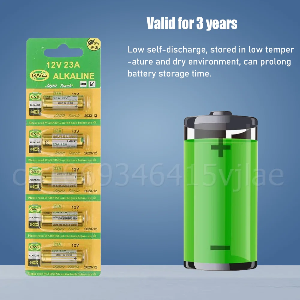Alkaline Battery 10PCS 12V A23 Alkaline Battery for Doorbell Alarm Toy Remote
