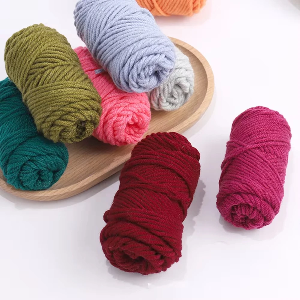 Wool Yarns Wool Rolls DIY Poke Punch Needle Embroidery Starter Craft Tools Set 10 Colors