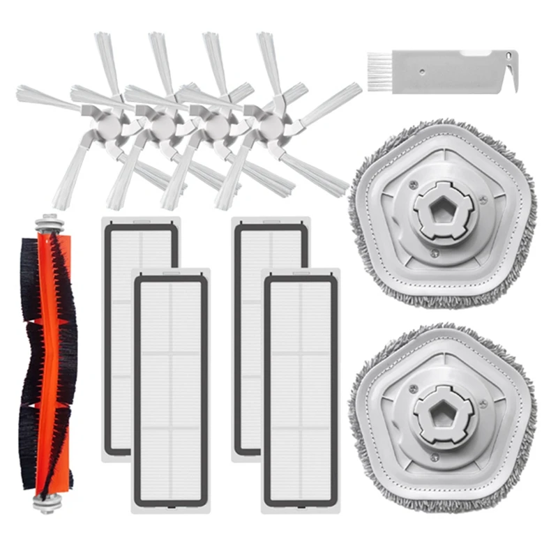 

Main Side Brush Hepa Filter Mop Pads For Xiaomi Dreame Bot W10 W10 Pro Self-Cleaning Robot Vacuum And Mop Parts