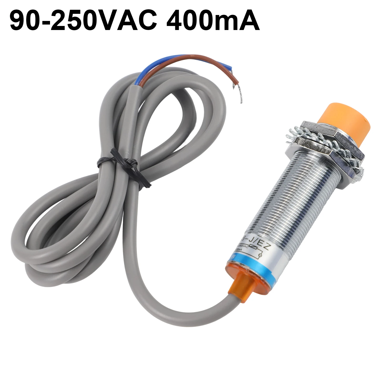 LJ18A3-8-J/EZ AC 90-250V 유도형 근접 센서 2선식 NO 출력, 금속 물체 감지용 감지 거리 8mm