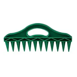 Portable Manual Seed Spreader and Soil Puncher (Green)