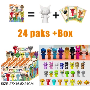Game Sprunki Pvc Figure Toys 7-8.5cm Sprunki Incredibox Action Figures Collection Model Doll Toy for Kid Birthday Christmas Gift