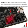 NAS Motherboard J6413 J6412 2*Intel i226-V 1*RTL8125BG 2.5G LANs 2*NVMe 6*SATA3.0 2*DDR4 1*PCIe Mini ITX Soft Router Mainboard 4