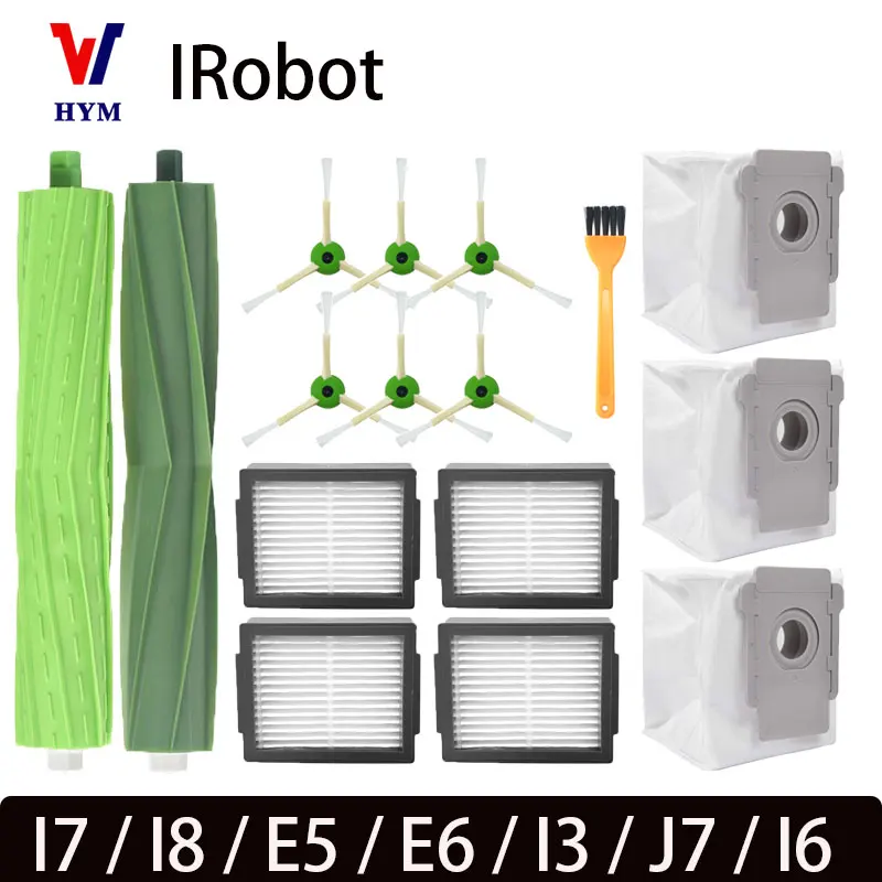 IRobot Roomba I7 I8 E5 E6 I3 J7 I6 로봇 진공 청소기 액세서리 메인 사이드 브러시 예비 부품