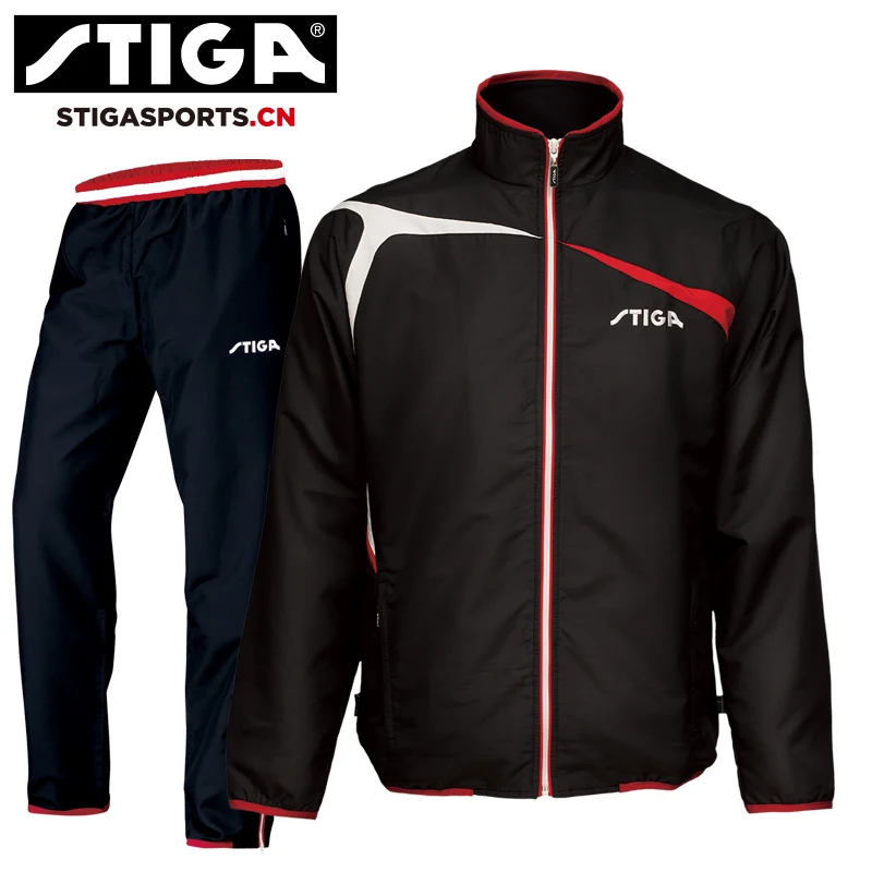 Genuine STIGA Table tennis clothes for men and women clothing LONG sleeved ping pong Jersey sets