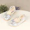 Spring Autumn Kids Leather Shoe Elegant Bowtie Girl Princess Shoes Fashion Causal Wedding Children's Flats Ankle-strap Versatile 3